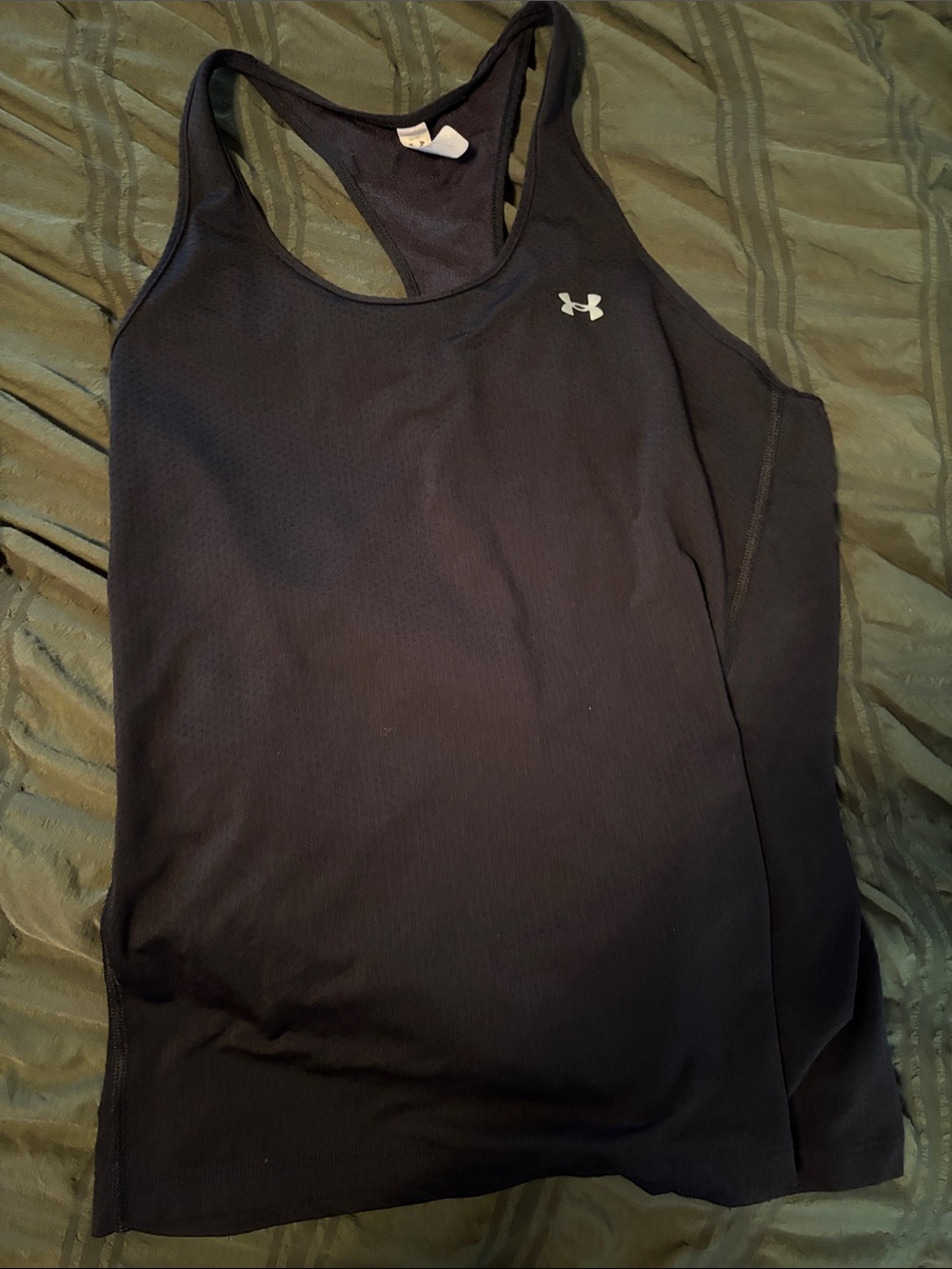 Under Armour Women’s Black Racerback Training Tank with Logo
